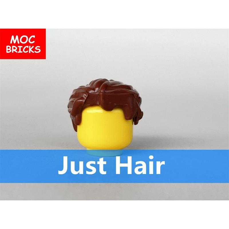 10 шт./лот Кирпичики MOC Мужские прически Модель Фигурка Игрушка Детские Образовательные Строительные Блоки Собранные Игрушки