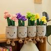 Кукольная фигурка суккулентное растение в горшке кактус метательная плюшевая игрушка подарок для занятий