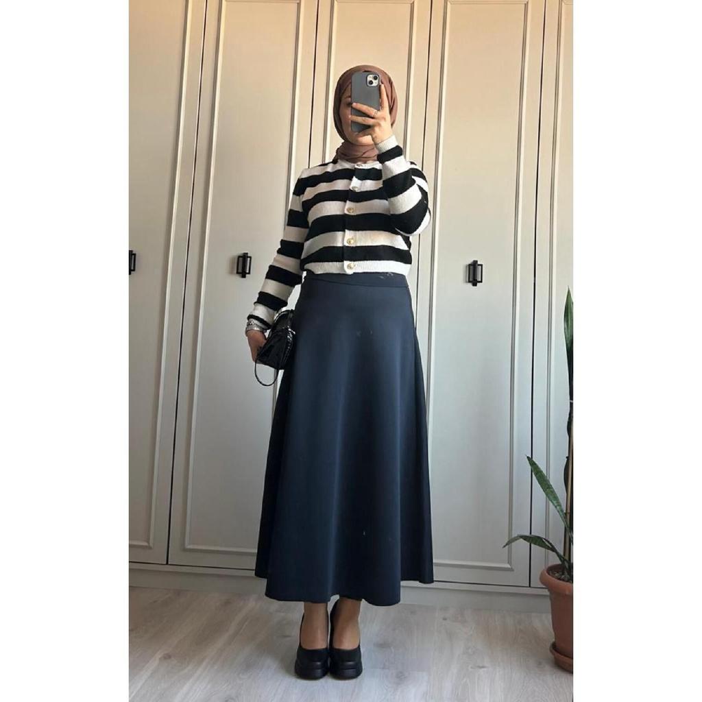 Sukuba Расклешенная юбка в стиле хиджаб