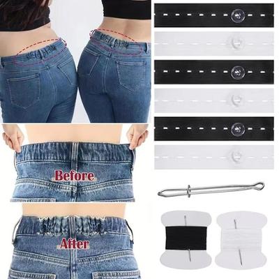 Невидимая бесшовная брючная пряжка Швейные инструменты Регулируемый ремень Полезный набор для затягивания ремня