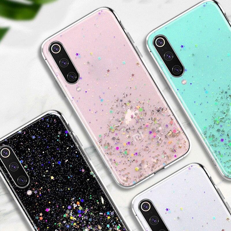 Модный блестящий чехол для Xiaomi Redmi Note 13 12 12S 11 11S 10 9 8 Pro K60 Ultra 13C 12C 10C Чехол Xiaomi 13 12 11 Lite 13T Мягкий блестящий силиконовый чехол