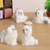 Miniatures Figurines Cute Resin Dog Micro Landscape Ornaments For Modern Home Decorations Office Desk Lanscape Decoration