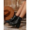 Модные женские 2025 Новые осенние взрывные ботинки в британском стиле, черные мотоциклетные ботинки на платформе, весенне-осенние одинарные ботинки