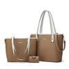 Vintage Women's Handbag Set 3-Piece Large Capacity Shoulder Tote Bag 2026 New