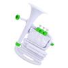 Nuvo Plastic Wind Instrument jHorn N610JHWGN with a Dedicated Bb/C White/Green [Comes Semi-hard Case] [ ]