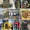 TRIWONDER Survival Game Pouch Tactical Pouch MOLLE Pouch Back Военный чехол с аксессуарами для хранения Рыбалка Использование на открытом воздухе Совместимость с Molle (черный)