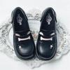 JX Versatile Super Soft Comfortable Platform Uniform Shoes Spring and Summer New Round Head Heightening Student Shoes Lolita Single
