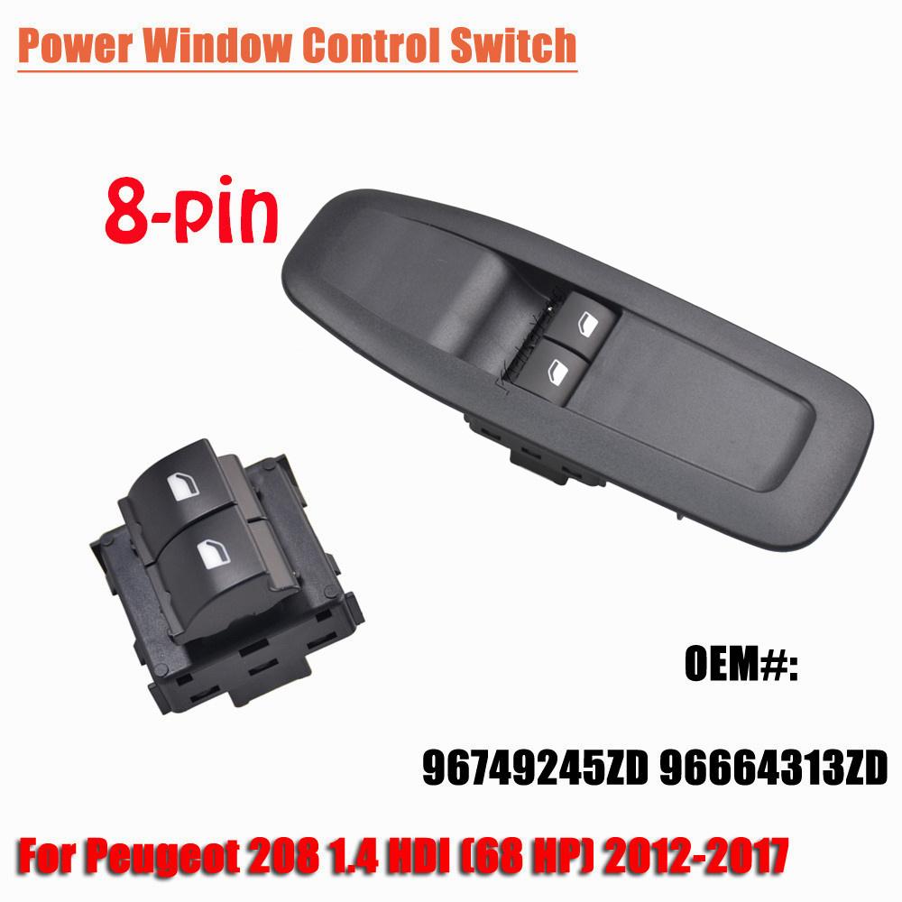 New Car Front Left Power Window Switch For Peugeot 208 1.4 HDI (68 HP) 96749245ZD 96664313ZD 1978807