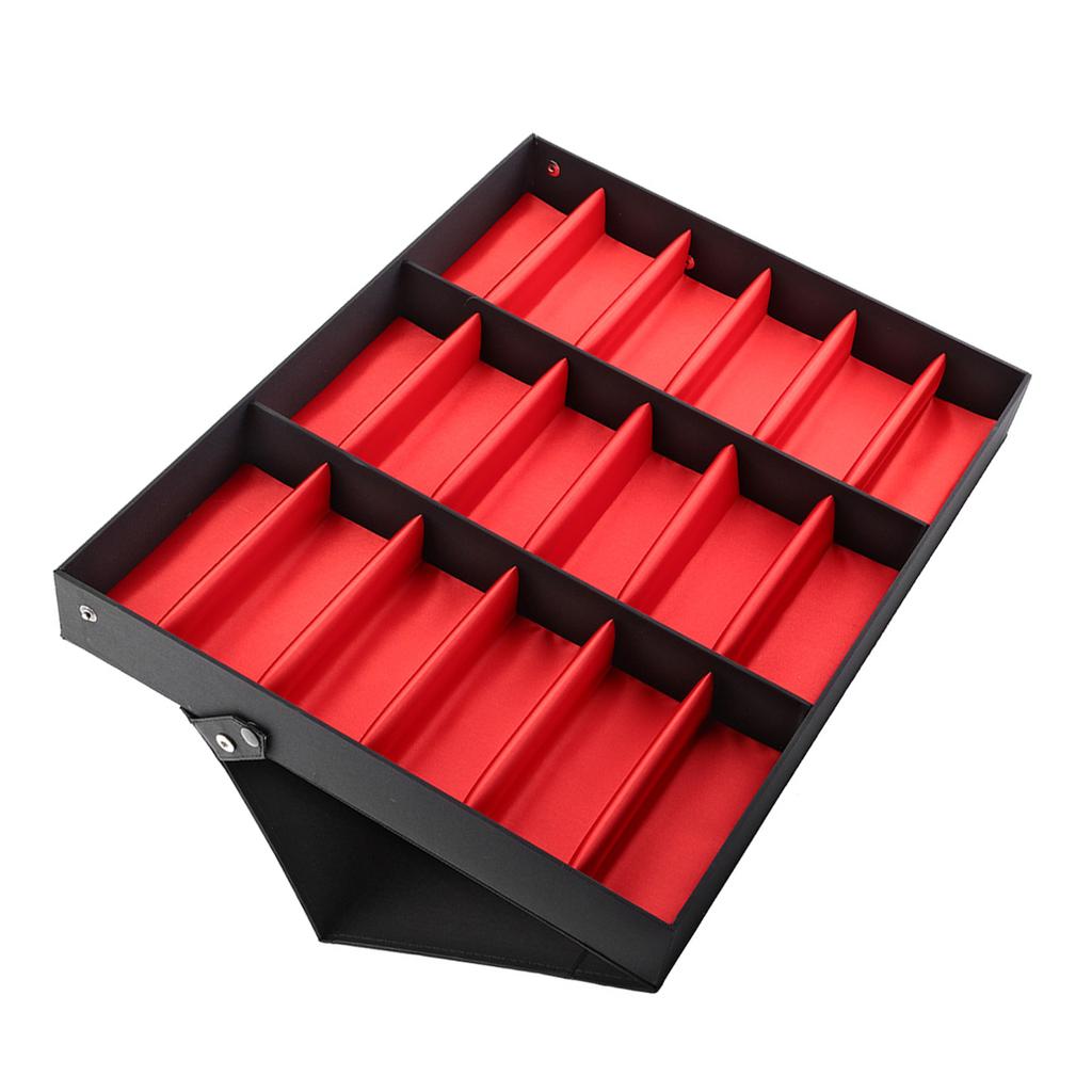 18 сеток, подставка для очков, коробка для хранения солнцезащитных очков, органайзер для очков, ювелирных изделий