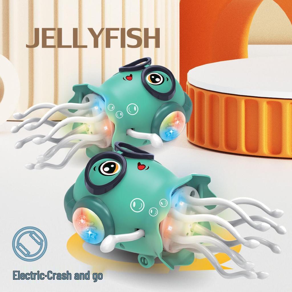 Jellyfish Light-Up Dancing Octopus: Musical, Glasses-Wearing, Electric Induction Toy
