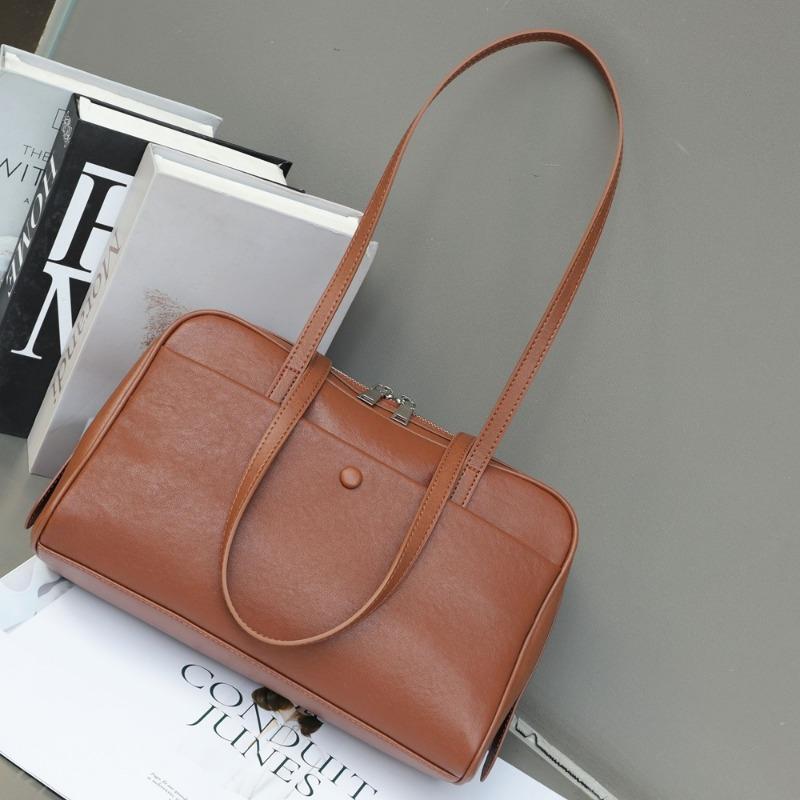 Сумка-подушка из натуральной кожи, ретро-сумка на одно плечо, сумка для дальних поездок, большая вместимость, женская сумка Boston