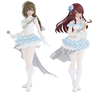 30MS Idolmaster Shiny Colors Набор сменных деталей: прическа, лицо Пластиковая модель & (Осаки Тэнка/Куваяма Тиюки) Предварительно окрашенный