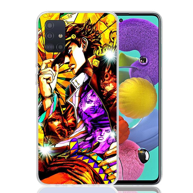 Чехол для телефона JoJo's Bizarre Adventure для Samsung Galaxy A52 A32 A22 A12 A02S A50S A30S A51 A31 AA71 Note 20 Ultra 10 S10 Plus G