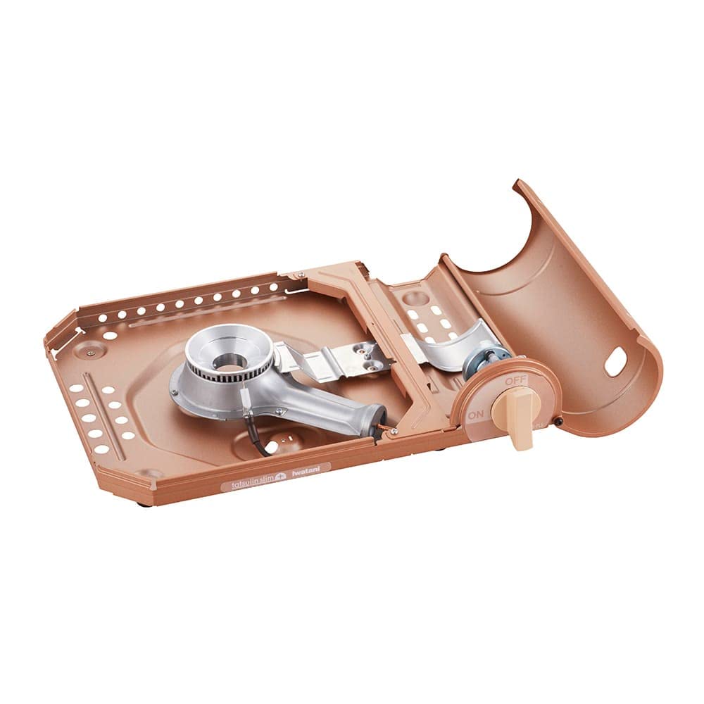 Iwatani Cassette Foo Portable Stove, Tatsujin Slim Plus, Metallic Coral, Disaster Prevention, CB-TS-PLS