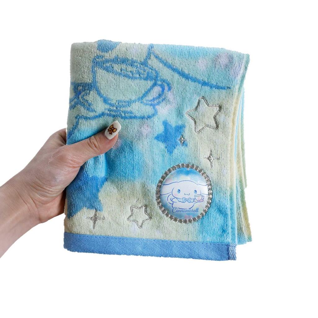 Marushin Face Sanrio Yumekira Antibacterial and Perfect as a Gift for 3725008000 Towel, Cinnamoroll, Cinnamon, Cinnamon, 100% Cotton, Deodorizing,