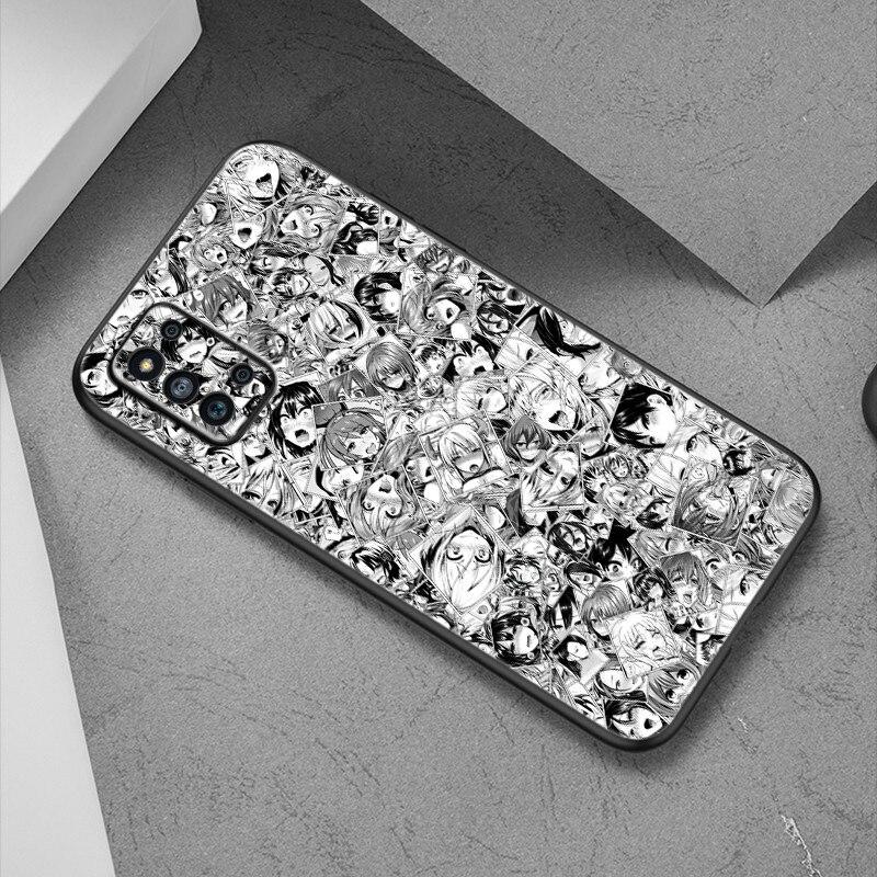 Аниме девушка мультфильм Япония милое лицо чехол для Samsung Galaxy A12 A02S A22 A32 A52 A72 A71 A51 A41 A31 A21 A11 A50 A70 A10S A20S