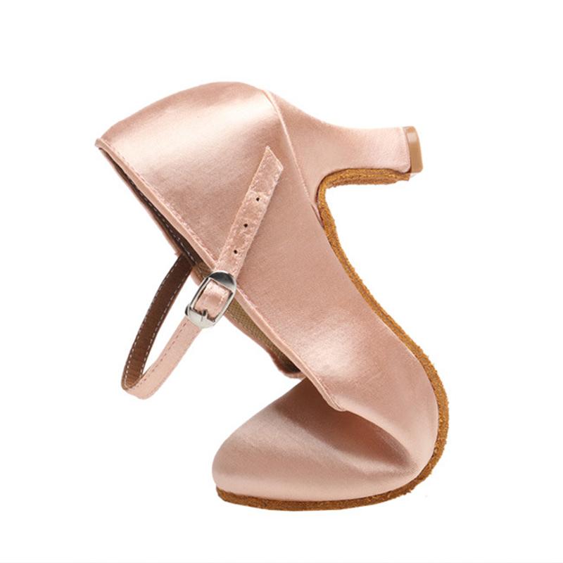 Атласная танцевальная обувь для бальных танцев, танго, женская обувь для бальных танцев, танго, для латинских танцев