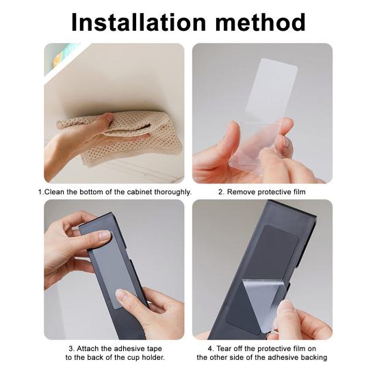 2 шт. Подвесная стойка для бокалов без сверления, держатель для винных бокалов, компактное крепление под шкаф для дома, отеля, ресторана, бара