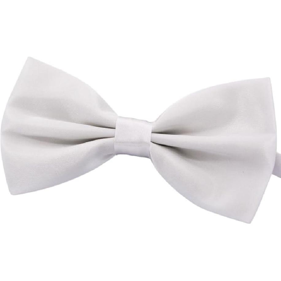 Amajiji Formal Dog Bow Ties for Medium & Large Dogs (D114 100% Polyester) (Dark Red)