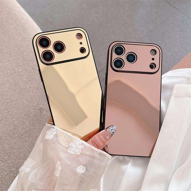 Применимо к iphone14Pro зеркало полностью закрывающий чехол для мобильного телефона 12/13promax зеркало для макияжа 16pro защитный чехол
