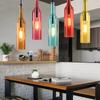 Circular Glass Pendant Creative And Personalized Colored Glass Pendant Lamp Restaurant Modern Pendant Lamp Bar Pendant Lamp Bar Counter