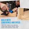 34pcs 6/7/8/9/10mm Drill Bits Woodworking Drill Guide Dowel Joinery Kit  For Carpenters