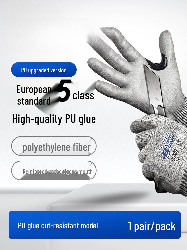 Перчатки 9 уровня защиты от порезов: Режущий, Прокалывающий, Износостойкий; Дышащая Нескользящая Защита для Работы, Чистки Рыбы, Пляжного Поиска и Кухонного Использования.