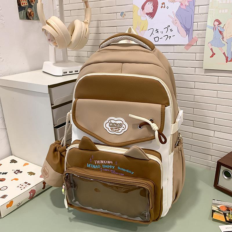 Школьный рюкзак высокая ценность инс для девочек-подростков старшеклассниц большая вместимость милый боль дофамин спина
