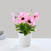 Sunflower Plant Simulation Bonsai Placement Fake Plant Flowerpotted Artificial Flower  Party Decor