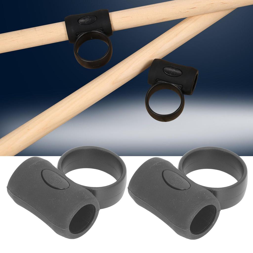 2 Pcs stick Control Clip Auxiliary Stick Grip ABS Silicone Finger Controller for Practice