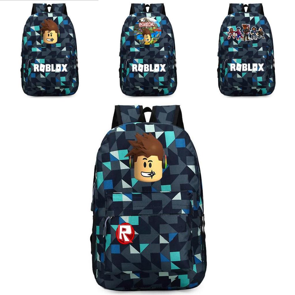 Стильный рюкзак Roblox для детей с ярким мультяшным рисунком и большим объемом