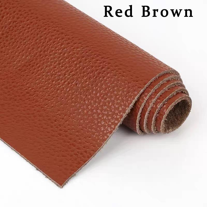 Натуральная кожа, верхний слой коровьей кожи, коричневая кожаная ткань, импортная кожа, целый кофейный диван, прикроватная мягкая сумка, кожа