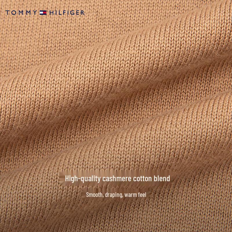 Tommy Hilfiger Men's Silk Cashmere Blend Round Neck Knit Sweater