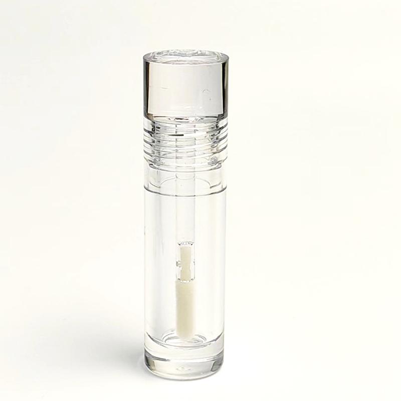 1 шт. пустой портативный 5 мл толстый тюбик для блеска для губ, пластиковые тюбики для глазури для губ, прозрачный контейнер для косметической упаковки