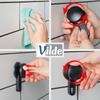 Silicone Toilet Brush for Bathroom, Wall-Mounted, Suction Cup