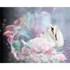 DIY 5D Diamond Painting White Swan Animal Diamond Mosaic Cross Stitch Kit Diamond Embroidery Wall Home Decoration Art