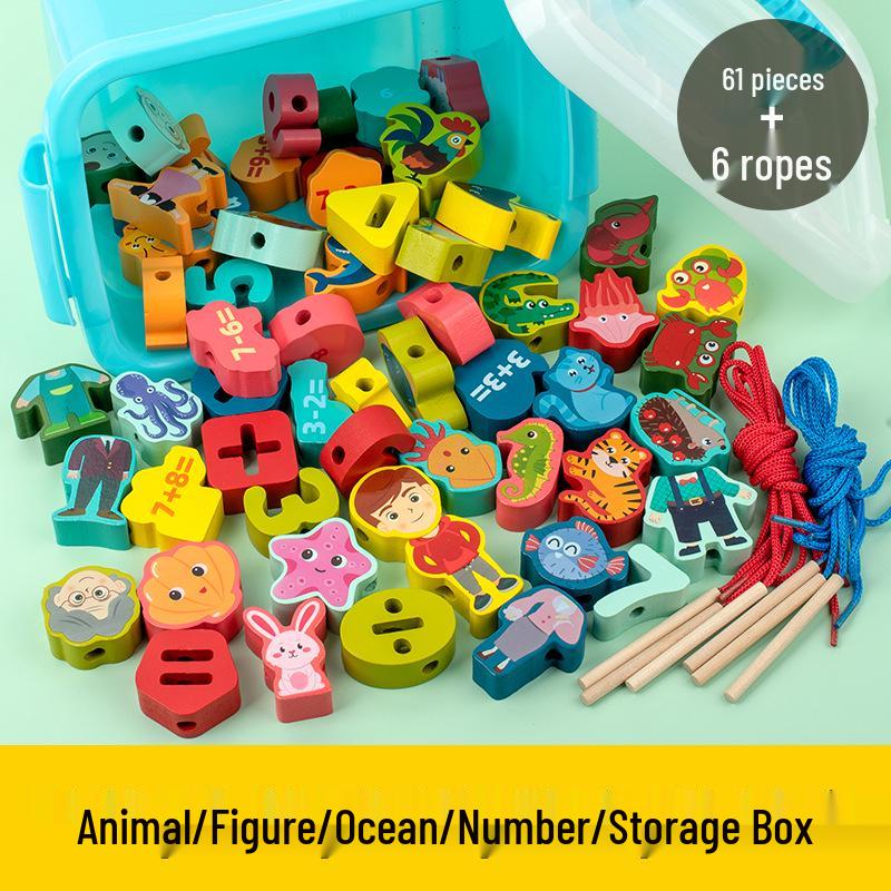 CPC Игрушка-бусины для развития мелкой моторики у детей: Детские нанизывание и концентрация блоки