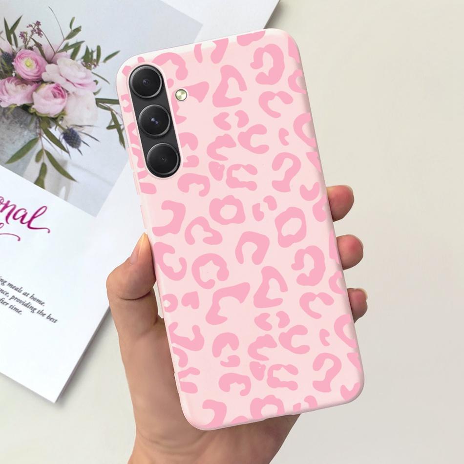 Чехол для телефона Samsung Galaxy A55 Samsung A55 5G SM-A556B Модный узор Луна Мягкая силиконовая задняя крышка