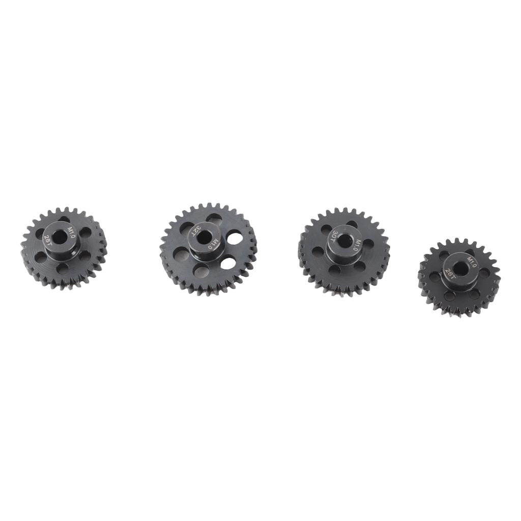 RC Motor Gear 26T 28T 30T 32T 25DP M1 5mm Metal RC Motor Pinion Set for 1 8 RC Cars