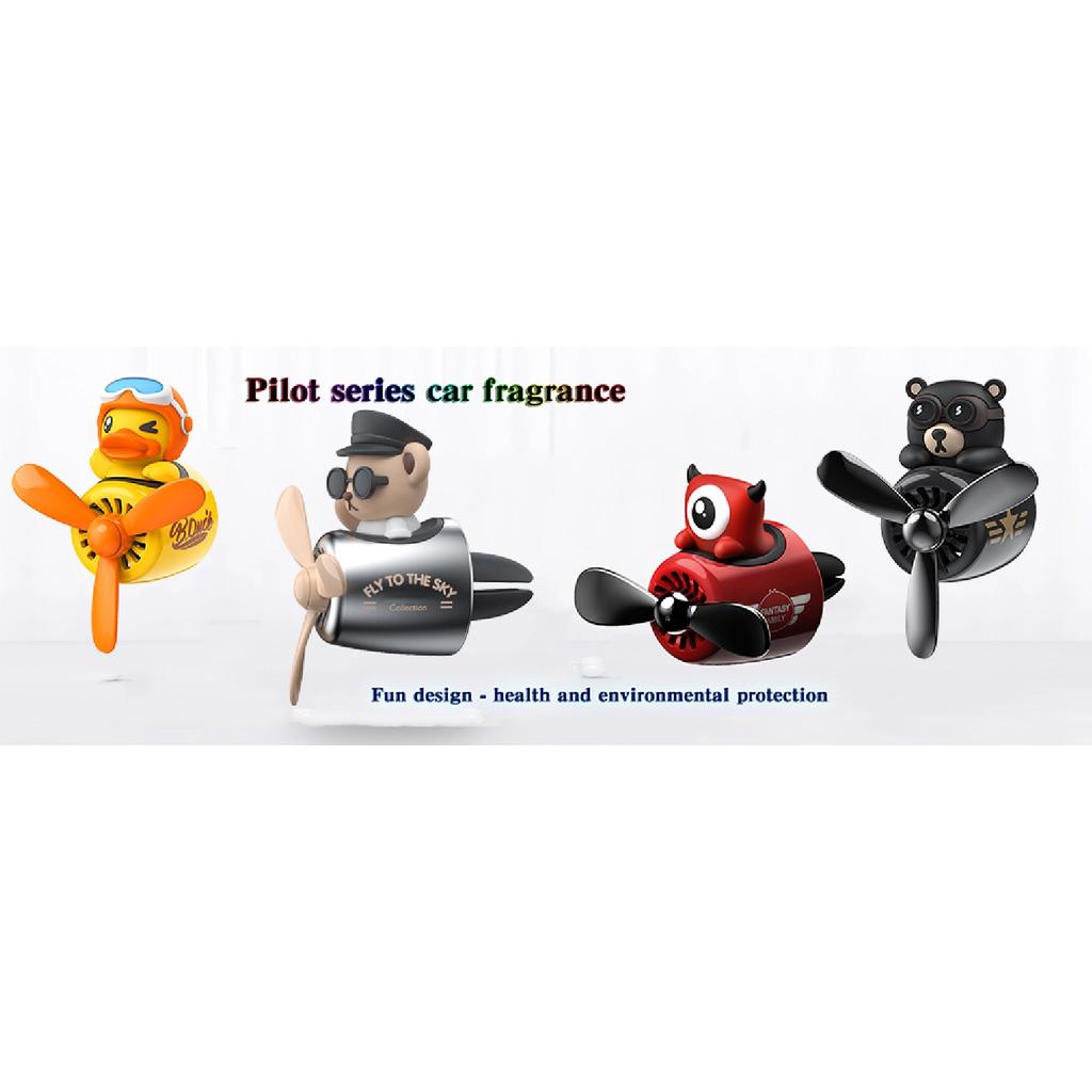 Новый стиль Маленький Медведь Пилот Автомобильный Освежитель Воздуха Духи Автомобильный Интерьер Духи Клип Аромат Орнамент Автомобиля