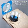 For Huawei Nova 14 13 12 Pro Ultra 9H Clear Black Glass Camera Lens Protector Nova 14ultra 13pro 12pro Positioning Protective Lens Film