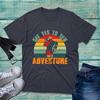Say Yes To New Adventure Vintage Tshirt Mountains Camping Hiking Unisex Tee Top