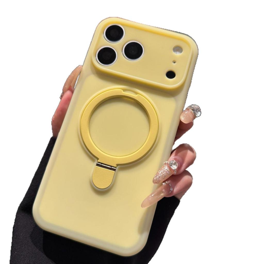 Чехол для телефона с точными вырезами для Apple 15Pro, 16Pro, 17Pro Max - Стойка с мороженым и простой дизайн в однотонном цвете