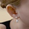 Lewe Teardrop Pearl Two-way Earring