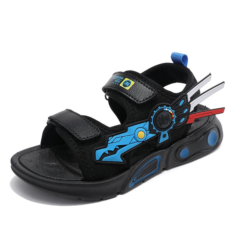 Летние детские сандалии 28-40 лет, уличная пляжная спортивная обувь, сандалии Magic Boy, сандалии для девочек