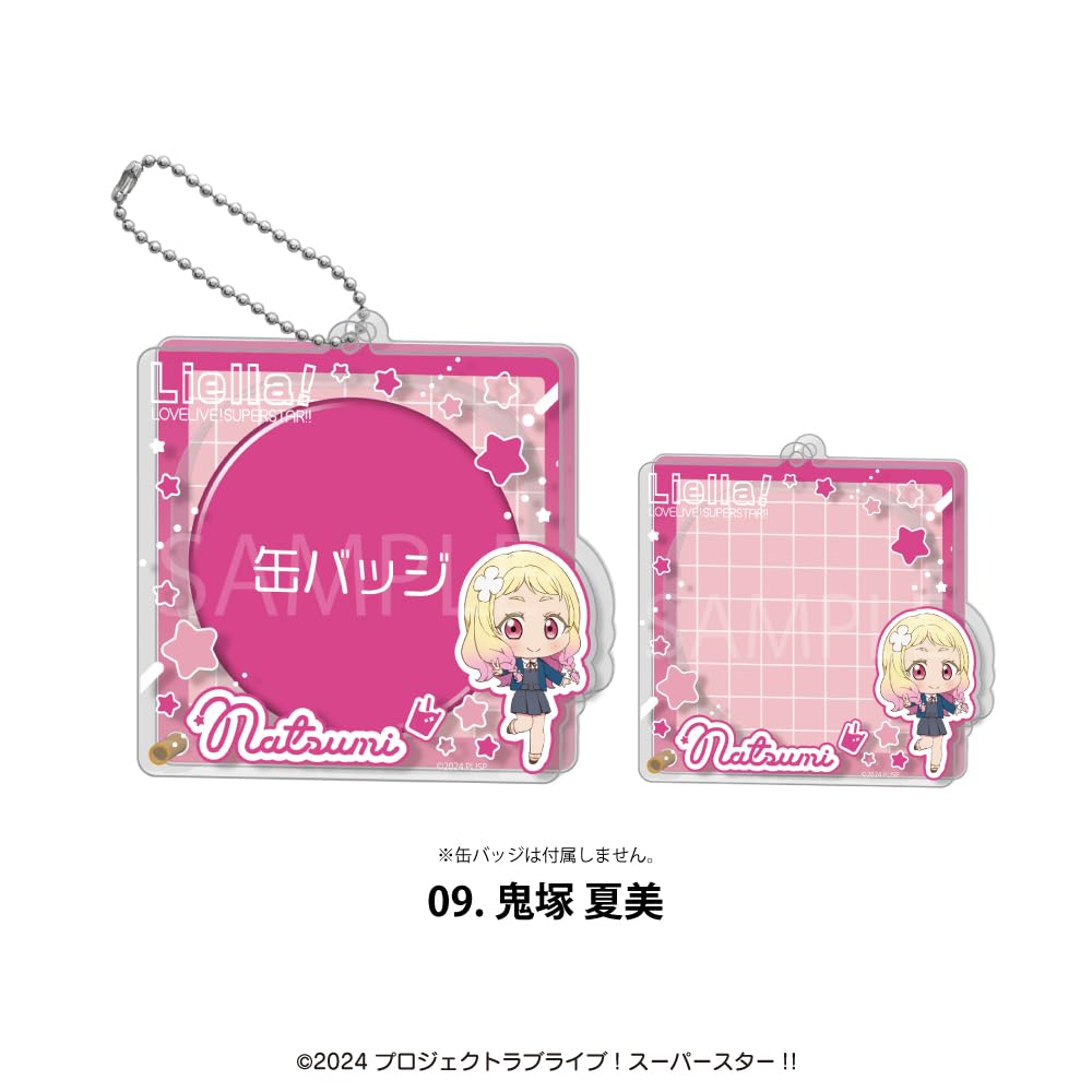 Love Live Superstar Онидзука Нацуми Акриловый кейс для значка 09.