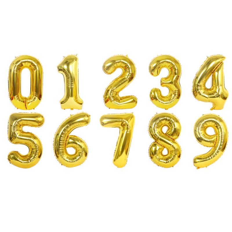 Воздушные шары в форме цифр