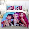 Постельный комплект в стиле K-Pop «Охотники на демонов» с красочным принтом, пододеяльник и простыня, текстиль для студенческого общежития, детский подарок