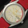 Б/У ВИНТАЖНЫЕ SEIKO 5 АВТОМАТИЧЕСКИЕ 6309A ЯПОНИЯ МУЖСКИЕ ДЕНЬ/ДАТА СЕРЕБРЯНЫЕ ЧАСЫ 608g-a316369-9