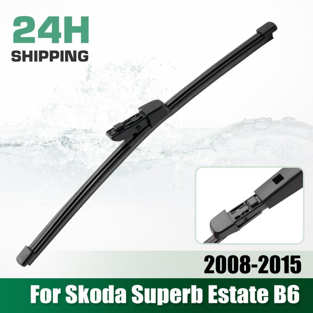 Rear Windshield Wipers Blades,Premium All-Season Wiper blades Replacement For Skoda Superb Estate B6 2008-2015